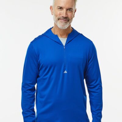 Lightweight Performance Quarter-Zip Hooded Pullover Thumbnail