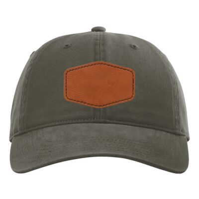 Classic Twill Dad Hat w/ Leather Patch Thumbnail