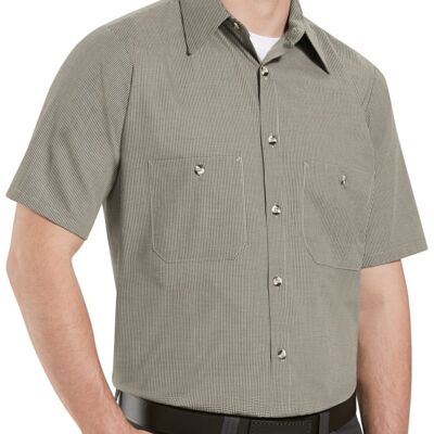 Premium Short Sleeve Work Shirt Long Sizes Thumbnail
