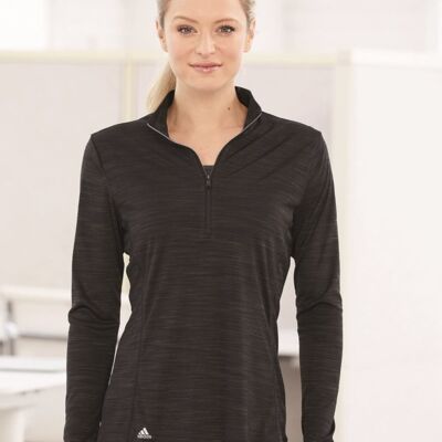 Women's Lightweight Melange Quarter-Zip Pullover Thumbnail