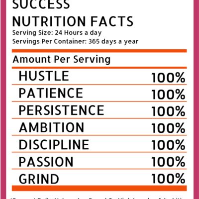 Success Nutrition Facts Thumbnail