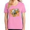 Ladies Core Cotton V Neck Tee Thumbnail