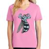 Ladies Core Cotton V Neck Tee Thumbnail