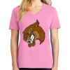Ladies Core Cotton V Neck Tee Thumbnail