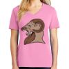 Ladies Core Cotton V Neck Tee Thumbnail