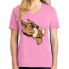 Ladies Core Cotton V Neck Tee Thumbnail