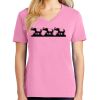 Ladies Core Cotton V Neck Tee Thumbnail