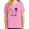Ladies Core Cotton V Neck Tee Thumbnail