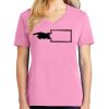 Ladies Core Cotton V Neck Tee Thumbnail