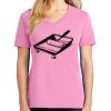 Ladies Core Cotton V Neck Tee Thumbnail