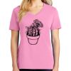 Ladies Core Cotton V Neck Tee Thumbnail