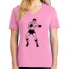 Ladies Core Cotton V Neck Tee Thumbnail