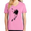 Ladies Core Cotton V Neck Tee Thumbnail