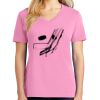 Ladies Core Cotton V Neck Tee Thumbnail