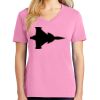 Ladies Core Cotton V Neck Tee Thumbnail