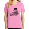Ladies Core Cotton V Neck Tee Thumbnail
