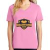 Ladies Core Cotton V Neck Tee Thumbnail