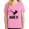 Ladies Core Cotton V Neck Tee Thumbnail