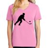 Ladies Core Cotton V Neck Tee Thumbnail