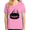 Ladies Core Cotton V Neck Tee Thumbnail