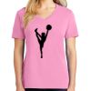 Ladies Core Cotton V Neck Tee Thumbnail