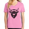 Ladies Core Cotton V Neck Tee Thumbnail