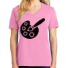 Ladies Core Cotton V Neck Tee Thumbnail