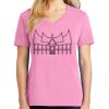 Ladies Core Cotton V Neck Tee Thumbnail
