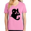 Ladies Core Cotton V Neck Tee Thumbnail