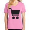 Ladies Core Cotton V Neck Tee Thumbnail