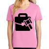 Ladies Core Cotton V Neck Tee Thumbnail