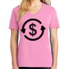 Ladies Core Cotton V Neck Tee Thumbnail
