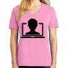 Ladies Core Cotton V Neck Tee Thumbnail