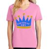 Ladies Core Cotton V Neck Tee Thumbnail