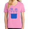 Ladies Core Cotton V Neck Tee Thumbnail