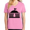 Ladies Core Cotton V Neck Tee Thumbnail
