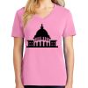Ladies Core Cotton V Neck Tee Thumbnail