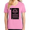 Ladies Core Cotton V Neck Tee Thumbnail