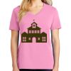 Ladies Core Cotton V Neck Tee Thumbnail