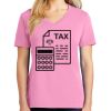 Ladies Core Cotton V Neck Tee Thumbnail