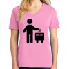 Ladies Core Cotton V Neck Tee Thumbnail
