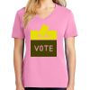 Ladies Core Cotton V Neck Tee Thumbnail