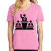 Ladies Core Cotton V Neck Tee Thumbnail