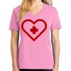 Ladies Core Cotton V Neck Tee Thumbnail