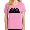 Ladies Core Cotton V Neck Tee Thumbnail