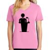 Ladies Core Cotton V Neck Tee Thumbnail