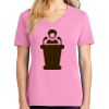 Ladies Core Cotton V Neck Tee Thumbnail