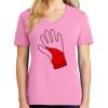 Ladies Core Cotton V Neck Tee Thumbnail