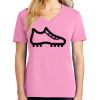 Ladies Core Cotton V Neck Tee Thumbnail