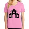 Ladies Core Cotton V Neck Tee Thumbnail